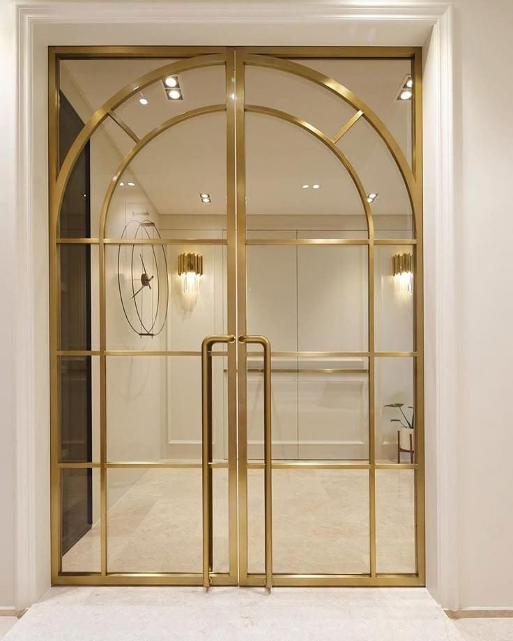 SS PVD Glass Door